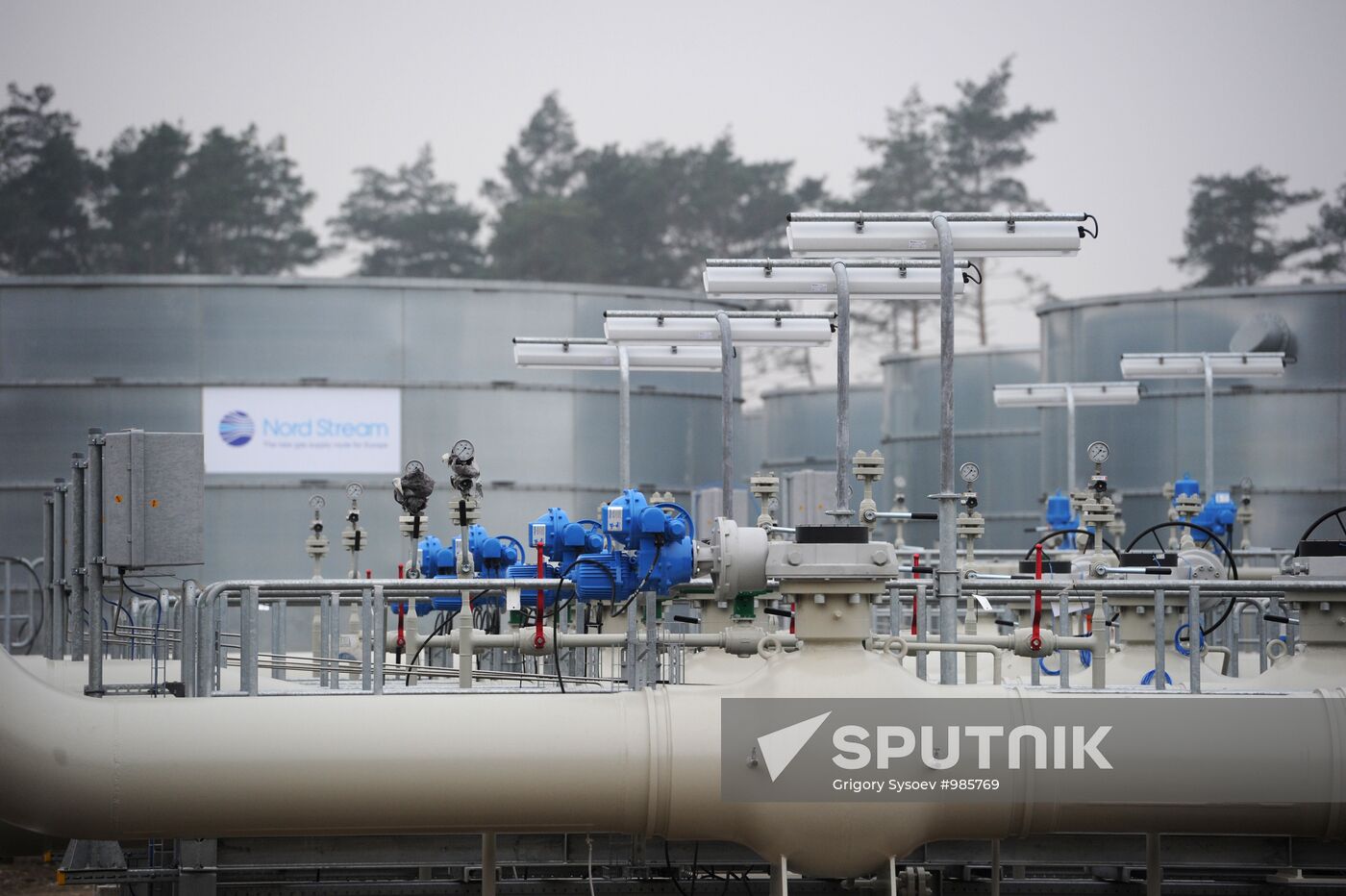 Nord Stream gas pipeline launched in Germany