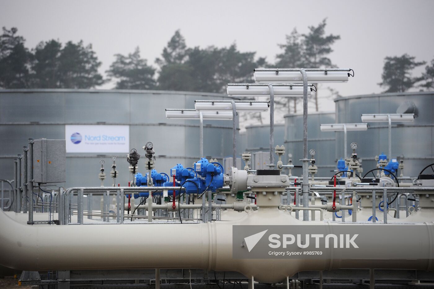 Nord Stream gas pipeline launched in Germany
