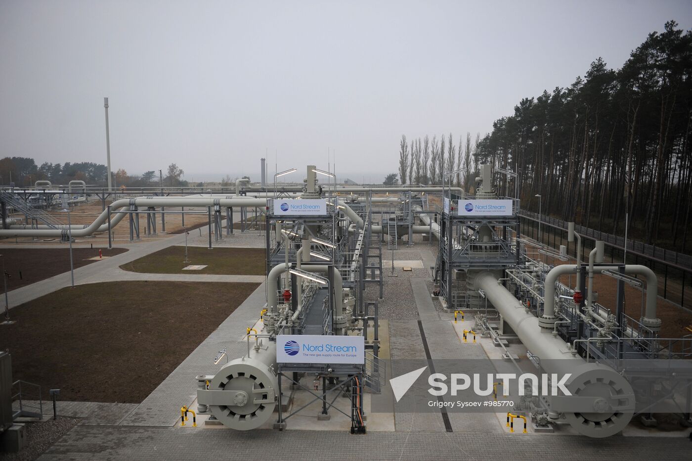 Nord Stream gas pipeline launched in Germany