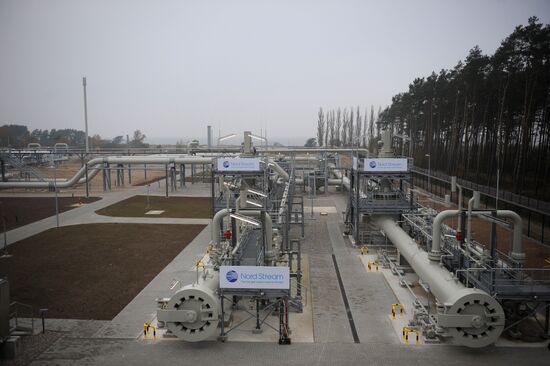 Nord Stream gas pipeline launched in Germany