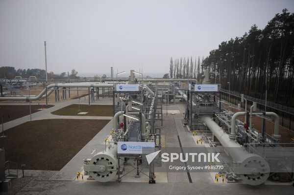 Nord Stream gas pipeline launched in Germany