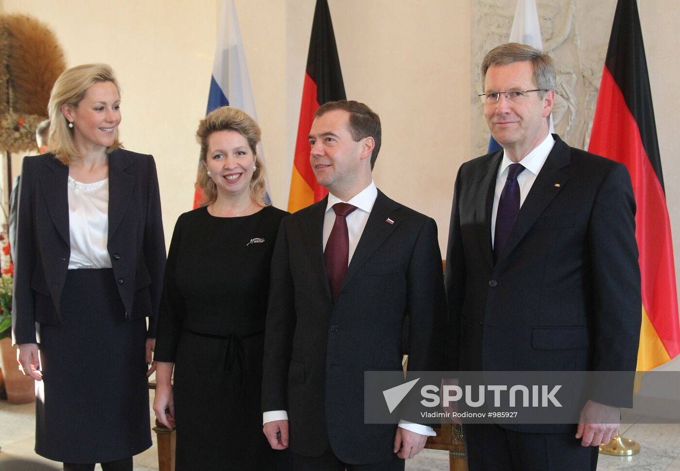 Dmitry Medvedev visits Germany