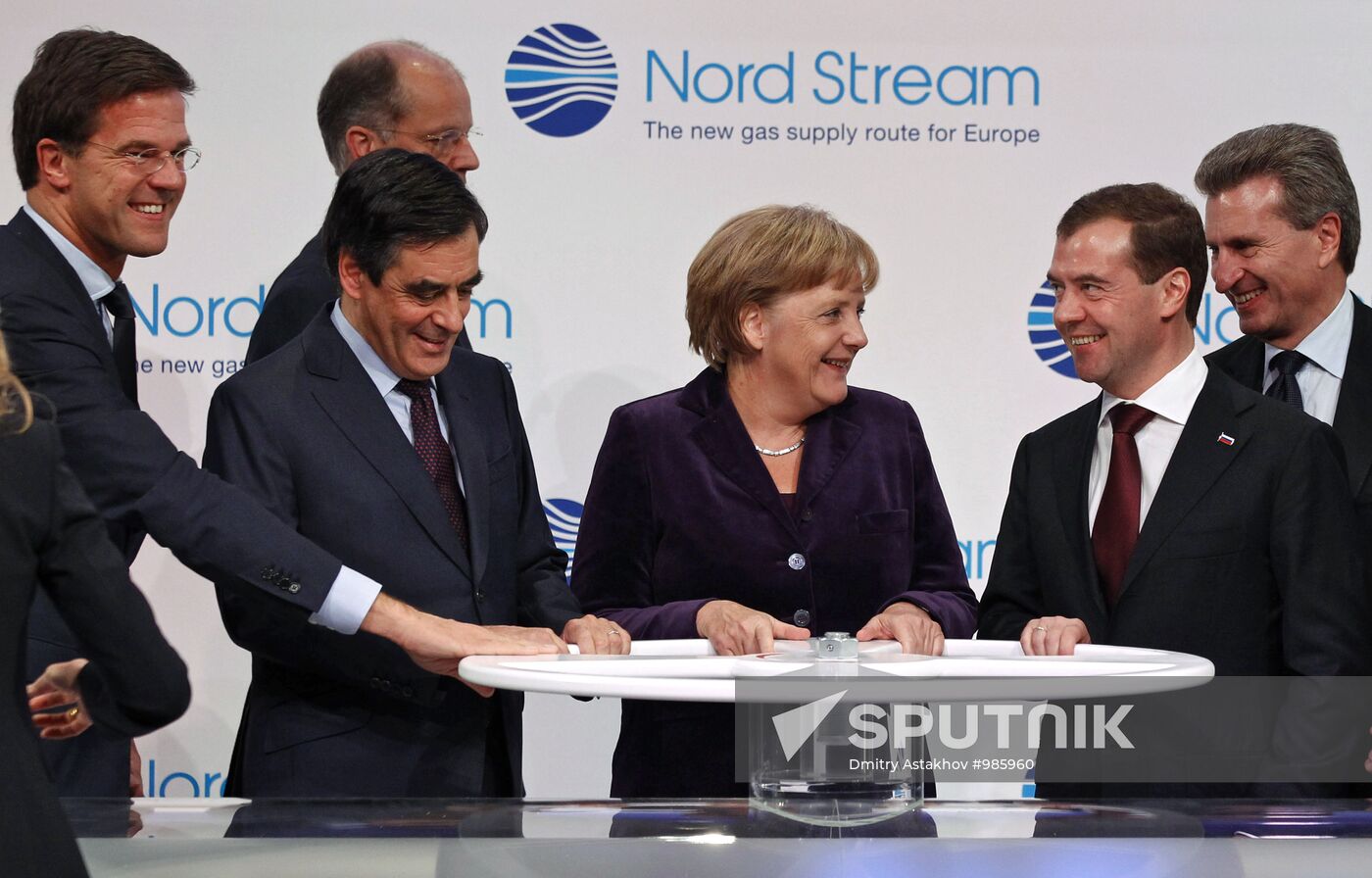 Dmitry Medvedev attends Nord Stream pipeline commissioning