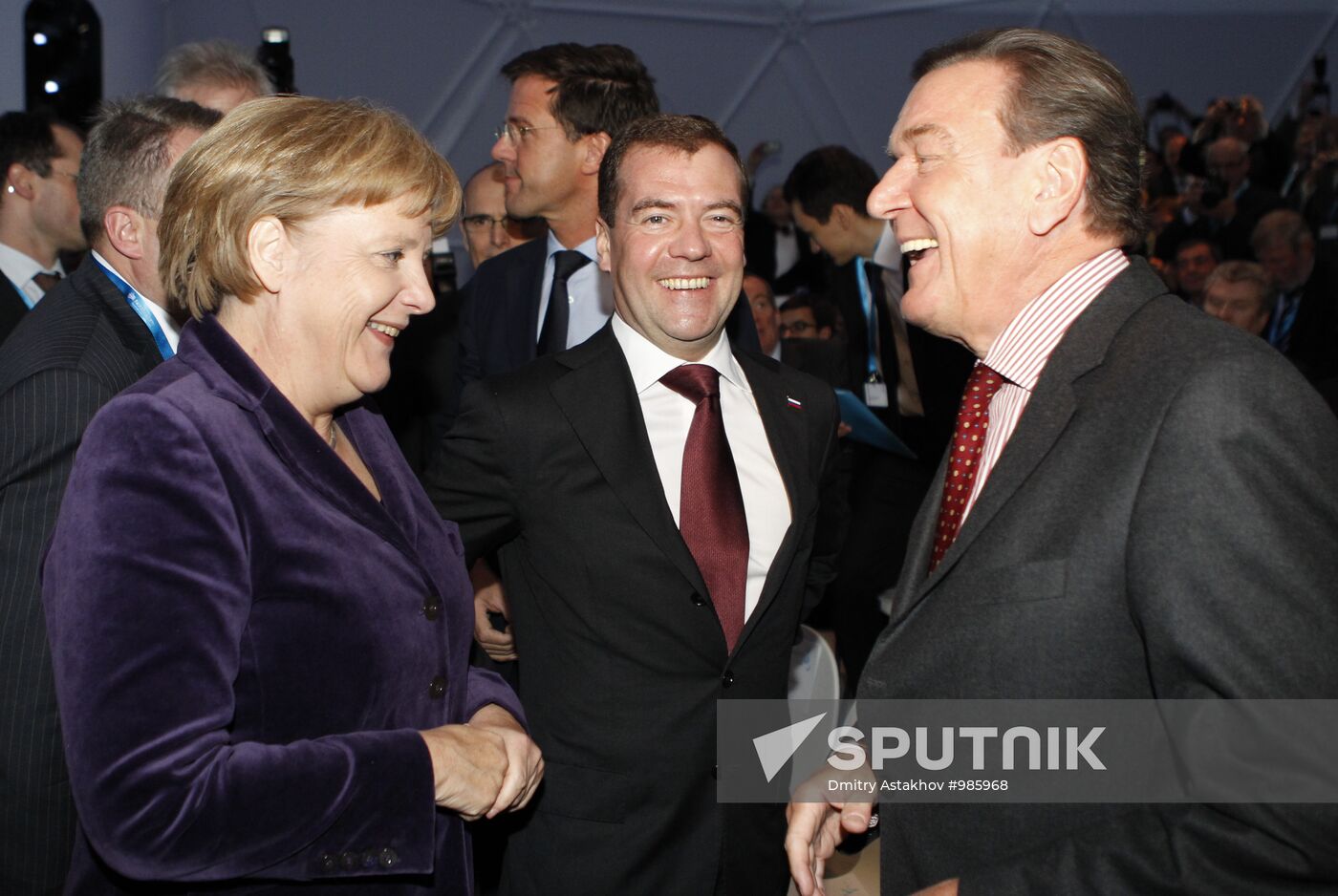 Dmitry Medvedev attends Nord Stream pipeline commissioning