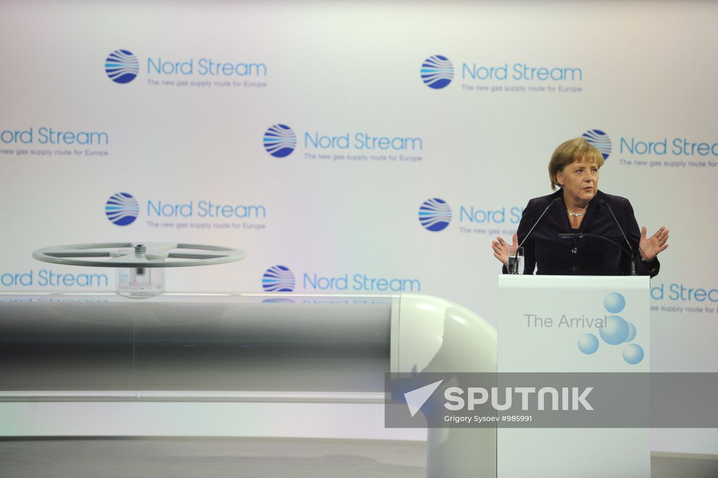 Nord Stream pipeline commissioning