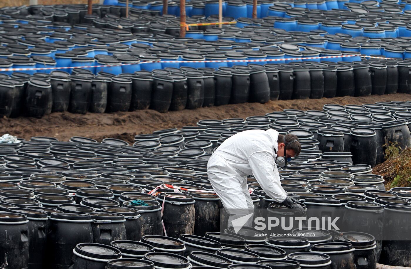 Elimination of Slonimsky obsolete pesticide burial site