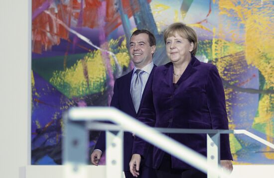 Dmitry Medvedev's official visit to Germany