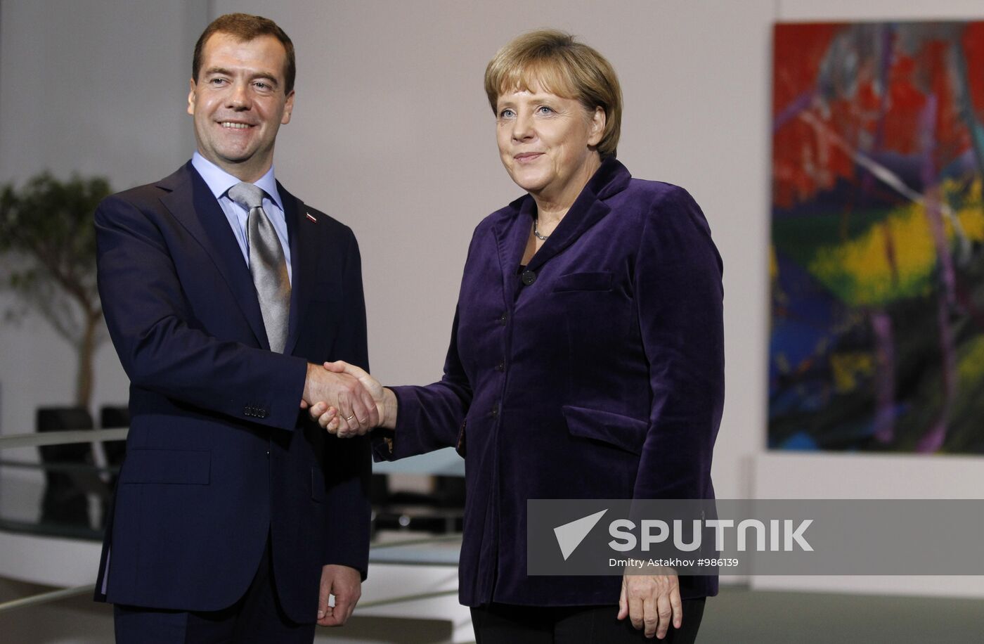 Dmitry Medvedev's official visit to Germany