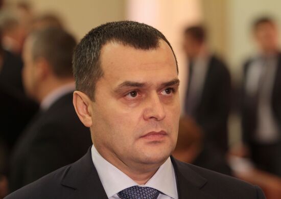 Newly appointed Ukrainian Interior Minister Vitaly Zakharchenko