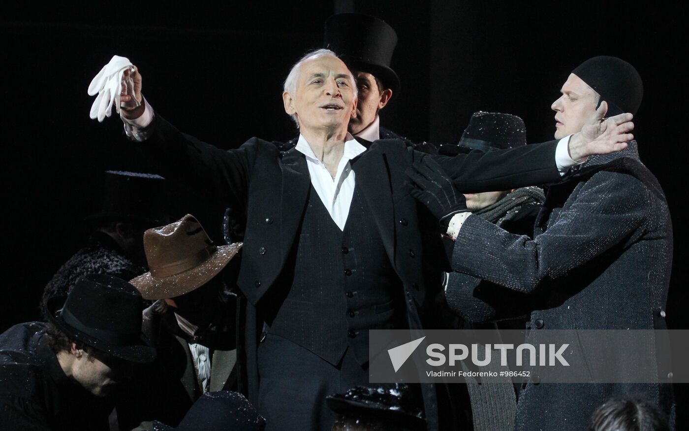 Dress rehearsal of "Quay" at Vakhtangov Theater