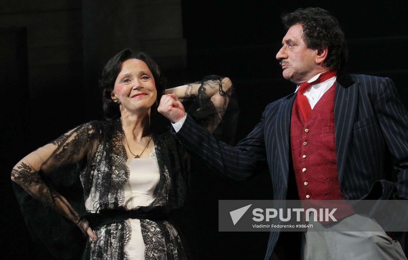 Dress rehearsal of "Quay" at Vakhtangov Theater