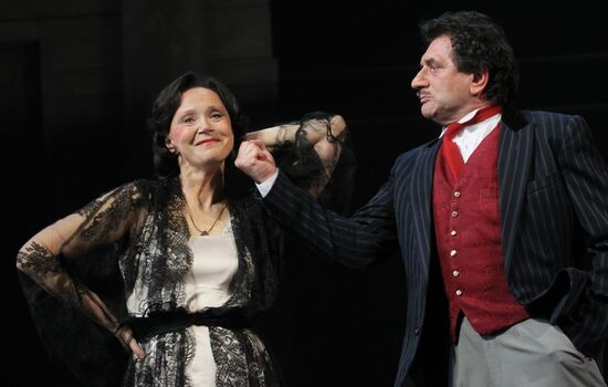 Dress rehearsal of "Quay" at Vakhtangov Theater