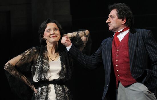 Dress rehearsal of "Quay" at Vakhtangov Theater