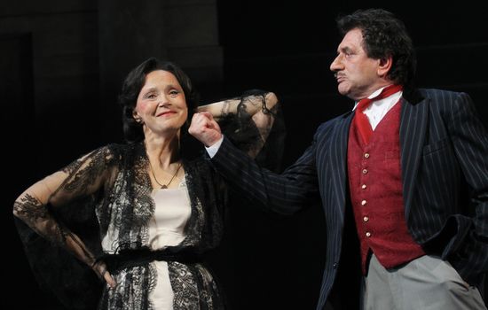Dress rehearsal of "Quay" at Vakhtangov Theater