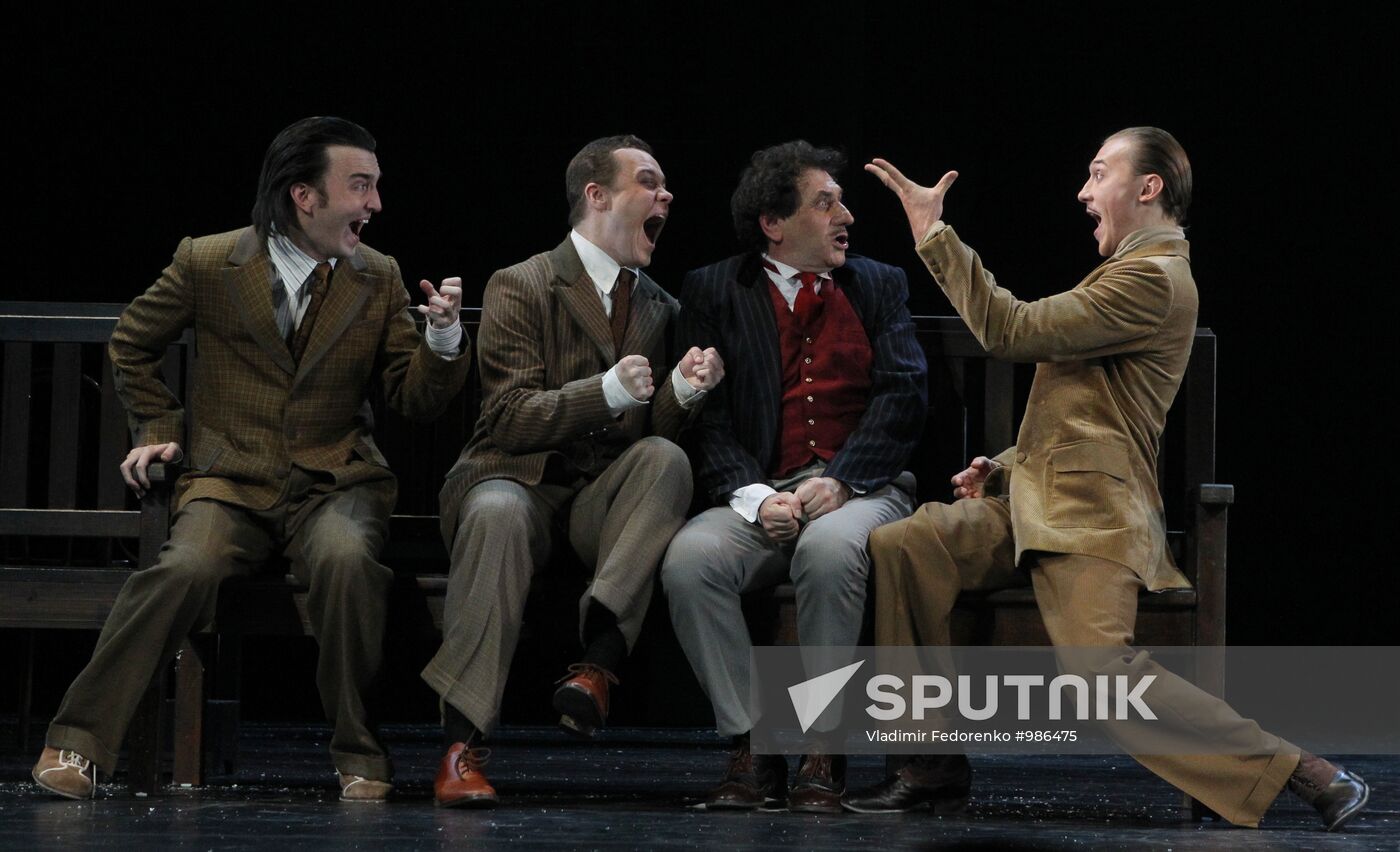 Dress rehearsal of "Quay" at Vakhtangov Theater