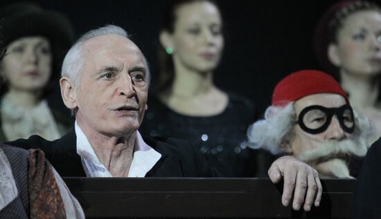 Dress rehearsal of "Quay" at Vakhtangov Theater