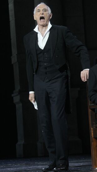 Dress rehearsal of "Quay" at Vakhtangov Theater