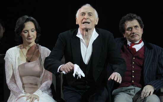 Dress rehearsal of "Quay" at Vakhtangov Theater