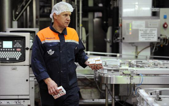 Agusha baby food production line launched