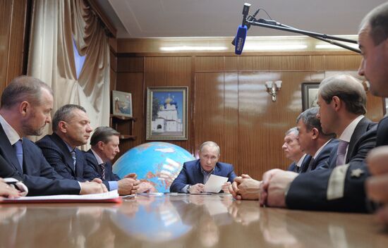 Vladimir Putin visits Northwestern Federal District