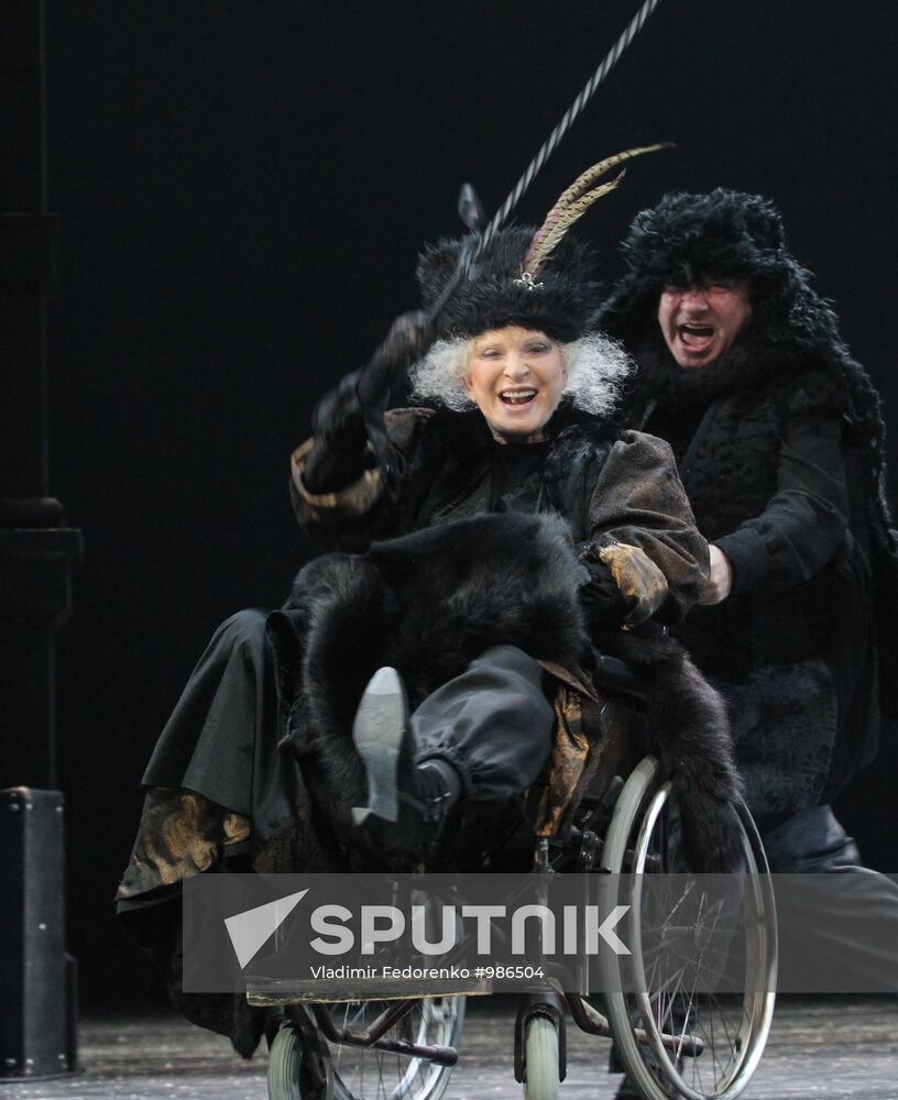 Dress rehearsal of "Quay" at Vakhtangov Theater