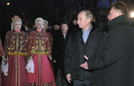 Vladimir Putin visits Northwestern Federal District