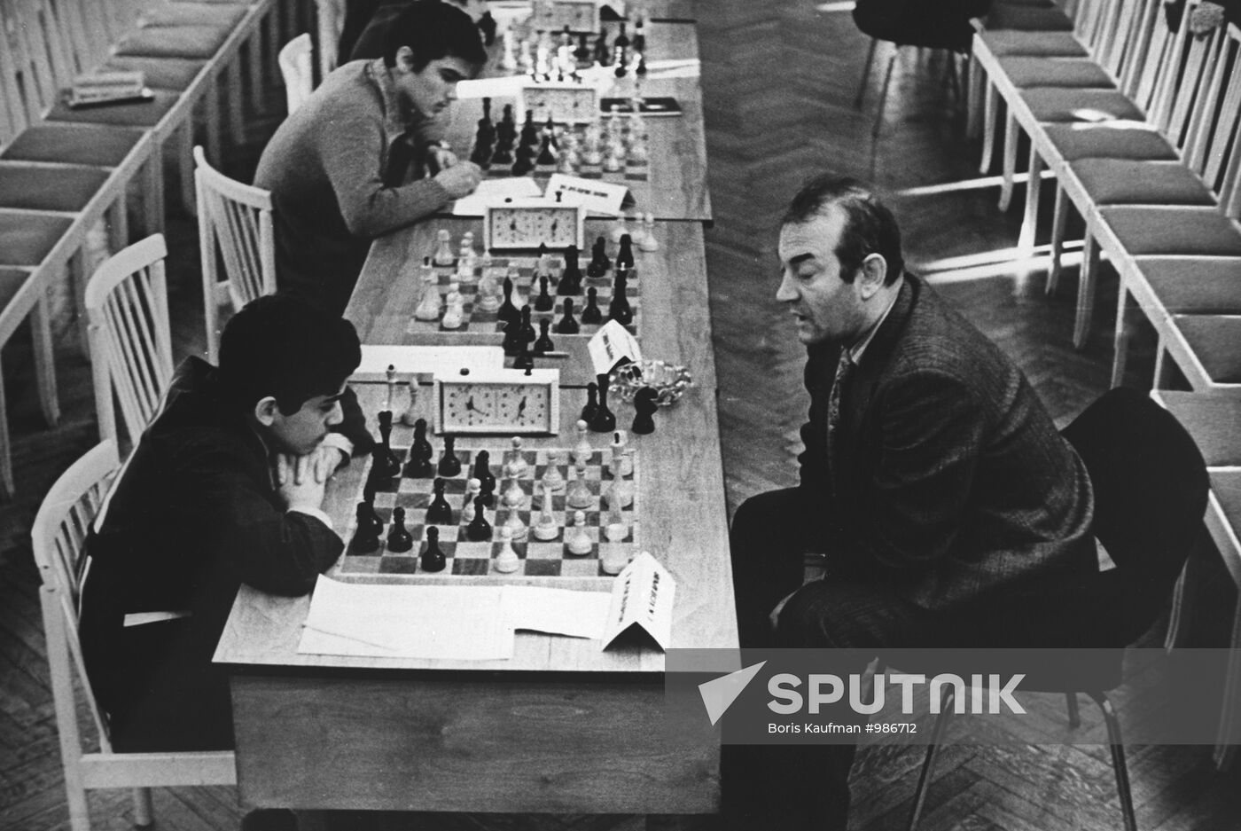 Viktor Korchnoi and Garry Kasparov