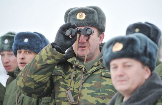 Military units of Shihanskoe garrison conduct exercises