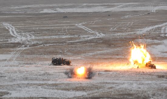 Military units of Shihansky garrison conduct exercises