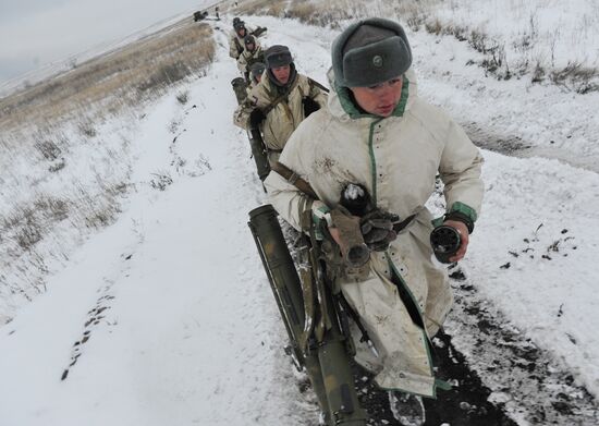 Military units of Shihansky garrison conduct exercises