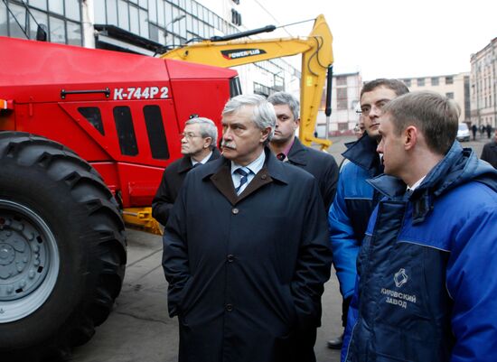 Georgy Poltavchenko visits Kirov plant