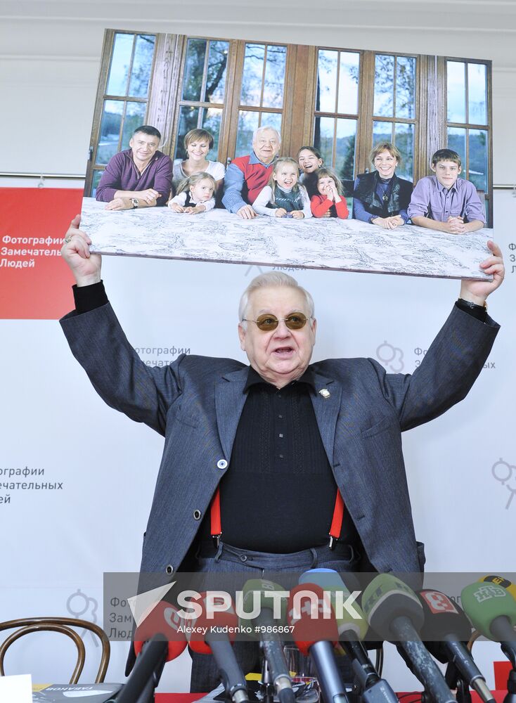 Press conference by Oleg Tabakov