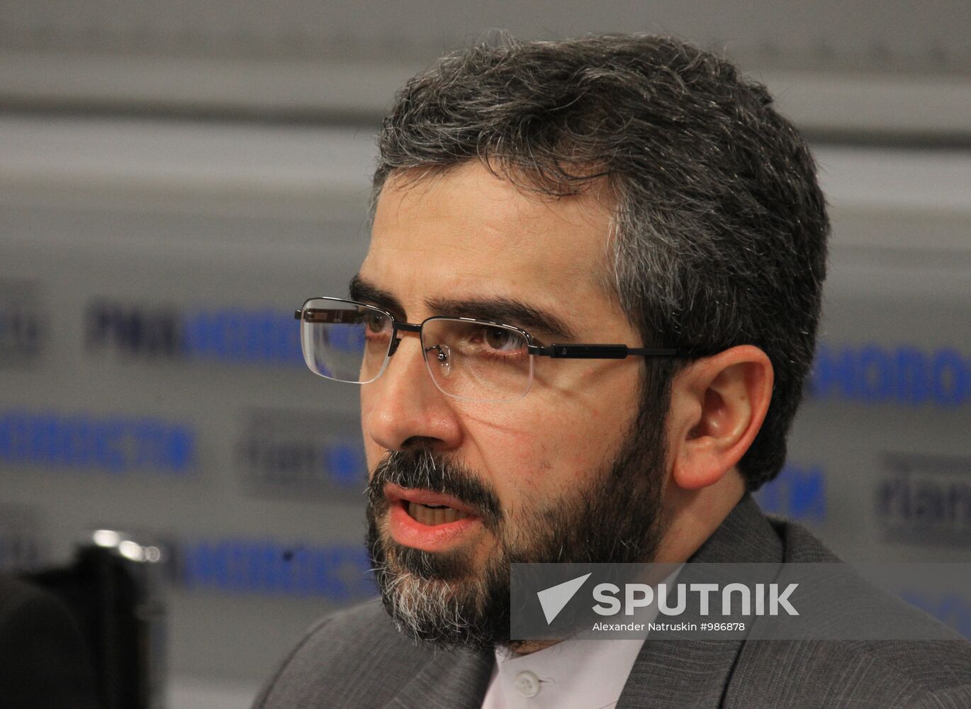 Press conference by Ali Bagiri at RIA Novosti agency