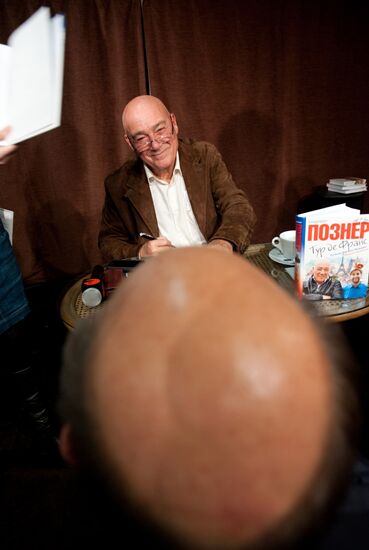 Meeting with Vladimir Pozner at Bukvoyed bookshop