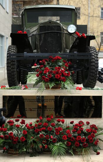 War drivers memorial unveiled in Moscow