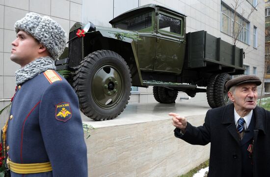 War drivers memorial unveiled in Moscow