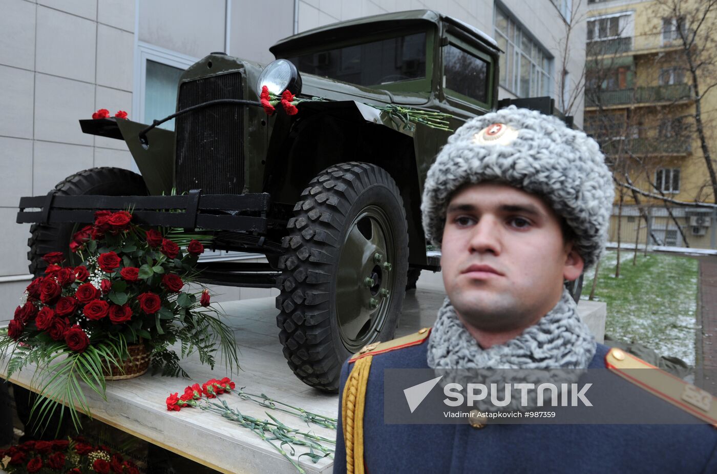 War drivers memorial unveiled in Moscow