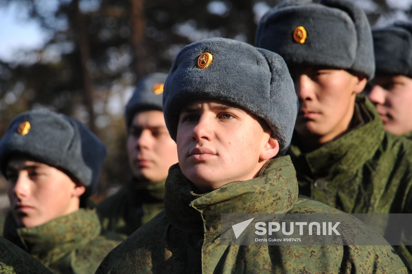 Conscripts in Trans-Baikal Region