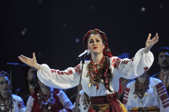 Kuban Cossack Choir performs anniversary concert