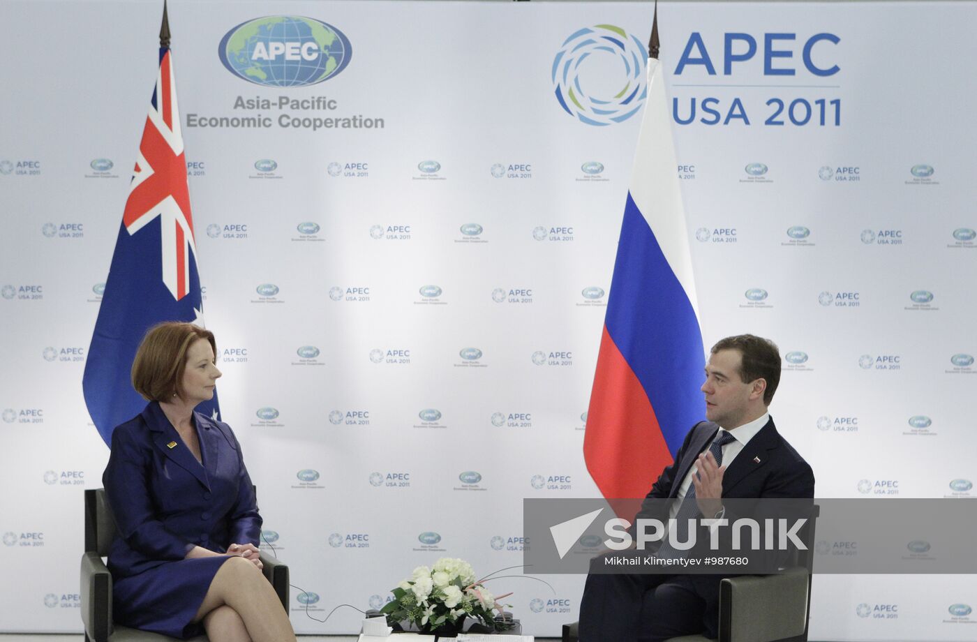 Dmitry Medvedev's meetings during APEC summit