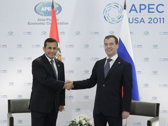 Dmitry Medvedev's meetings during APEC summit