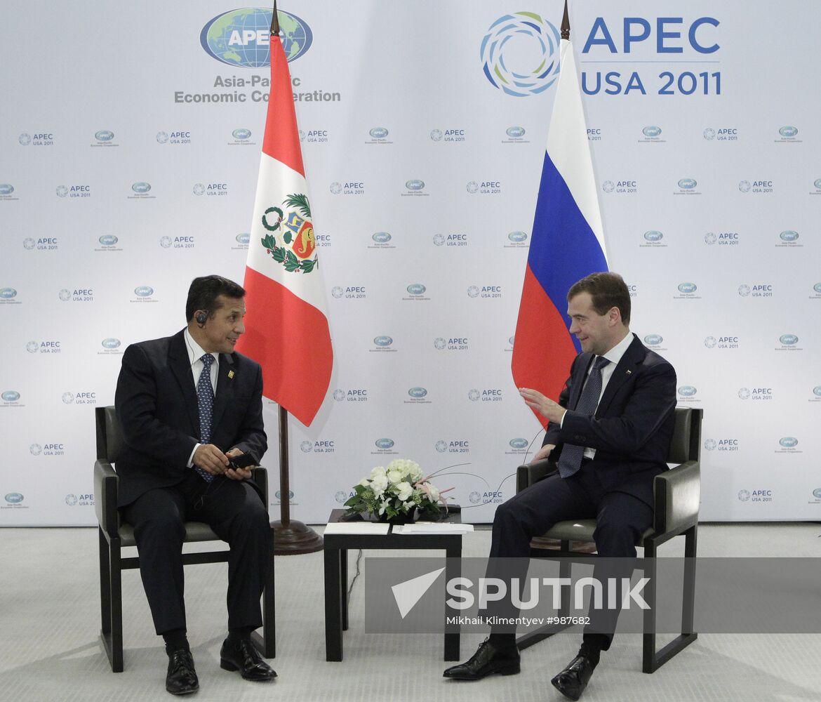 Dmitry Medvedev's meetings during APEC summit