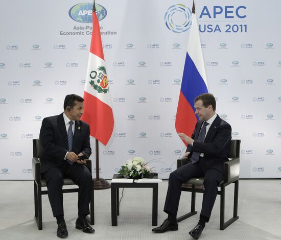 Dmitry Medvedev's meetings during APEC summit