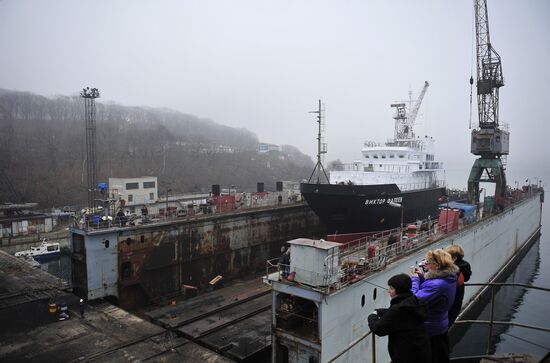Viktor Faleyev hydrographic survey vessel floated out