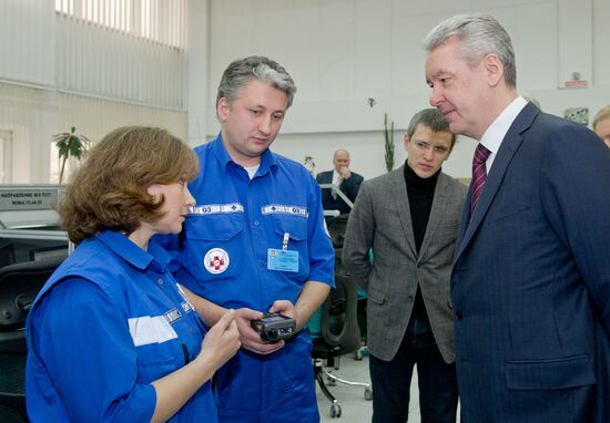 Sergei Sobyanin visits Puchkov ambulance station