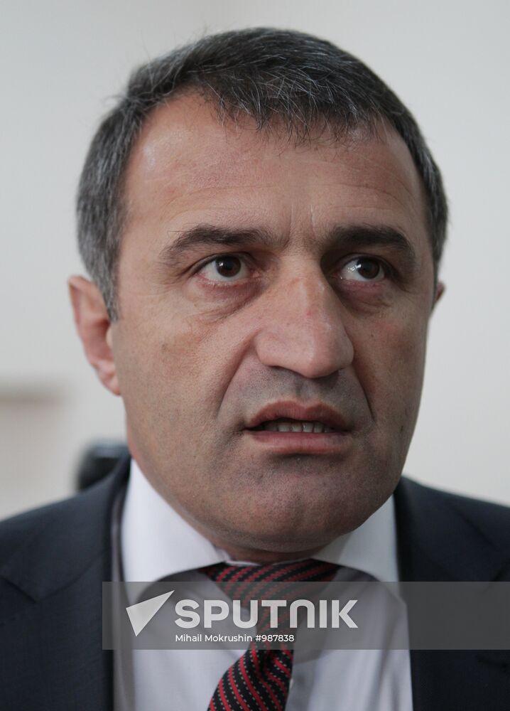 South Ossetian Presidential nominee Anatoly Bebilov