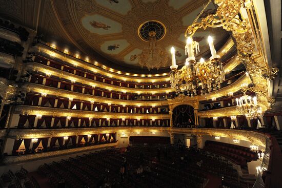 La Scala theater touring troupe at Bolshoi Theater