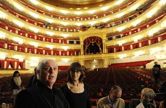La Scala theater touring troupe at Bolshoi Theater