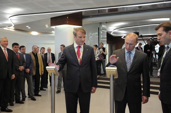 Vladimir Putin attends 170th anniversary Sberbank events