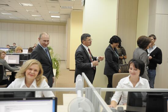 Vladimir Putin attends 170th anniversary Sberbank events